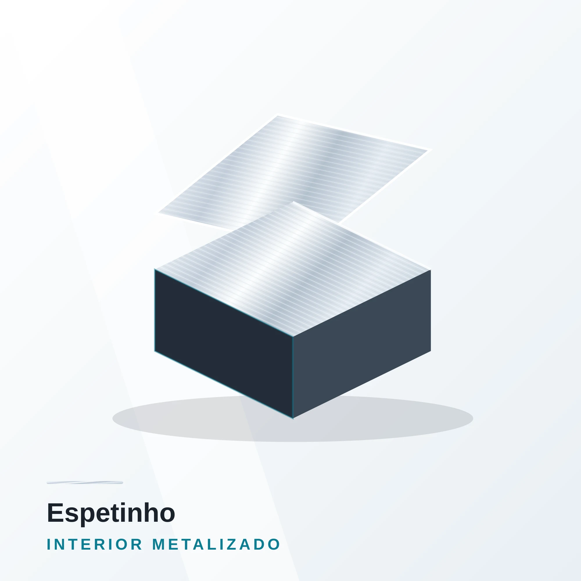 Caixa Metalizada para Espetinho para delivery — embalagem food service Forpack