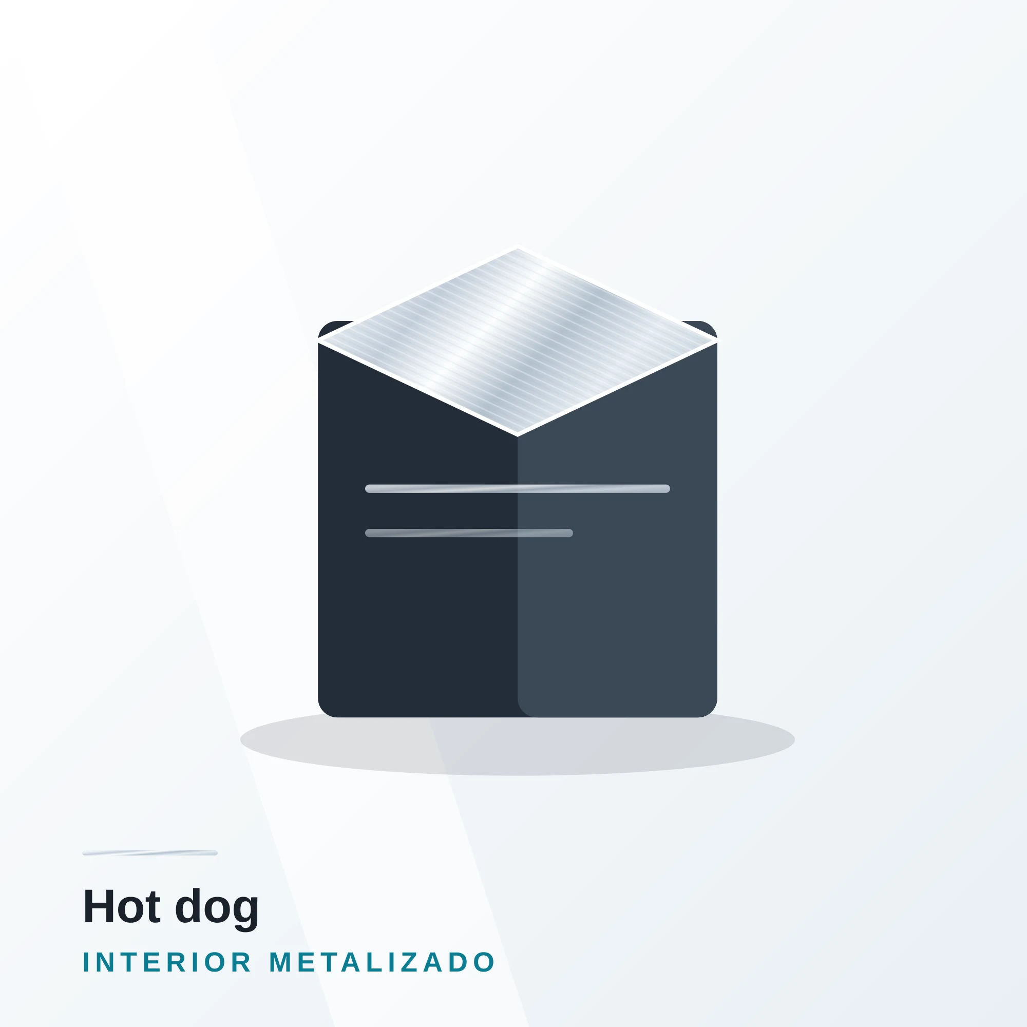 Embalagem Metalizada para Hot Dog para delivery — embalagem food service Forpack